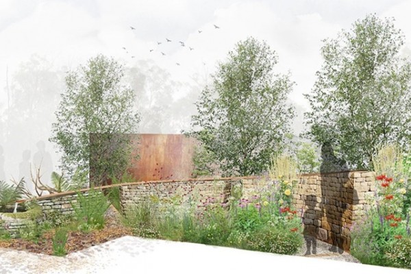 Award winning garden from previous RHS Show by Nick Leitch