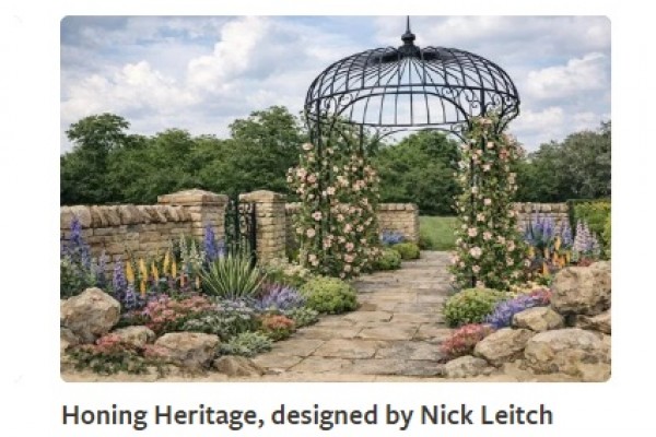 RHS Badminton planned Artisan Garden 2026