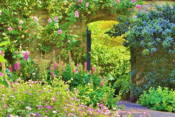 Sherborne Castle Gardens in Dorset