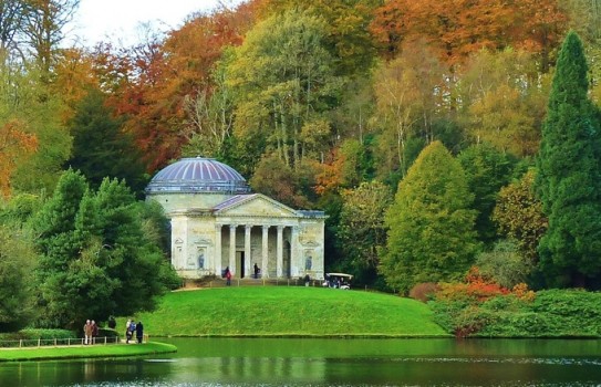 Stourhead Garden in Autumn