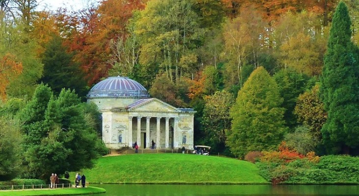 Stourhead Garden in Autumn