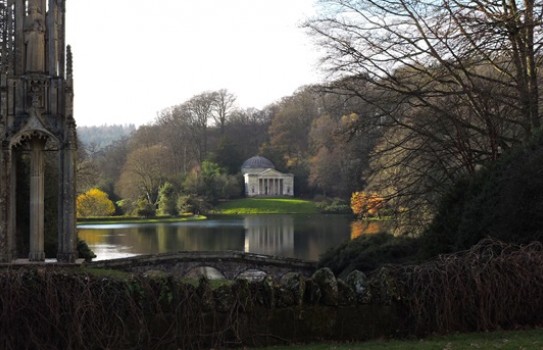 Stourhead Garden in Winter