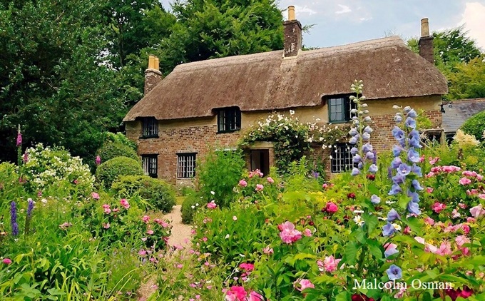 Thomas Hardy's Cottage Garden in Dorset cottage-gardens-england